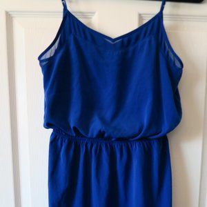 Express Bright Blue Dress